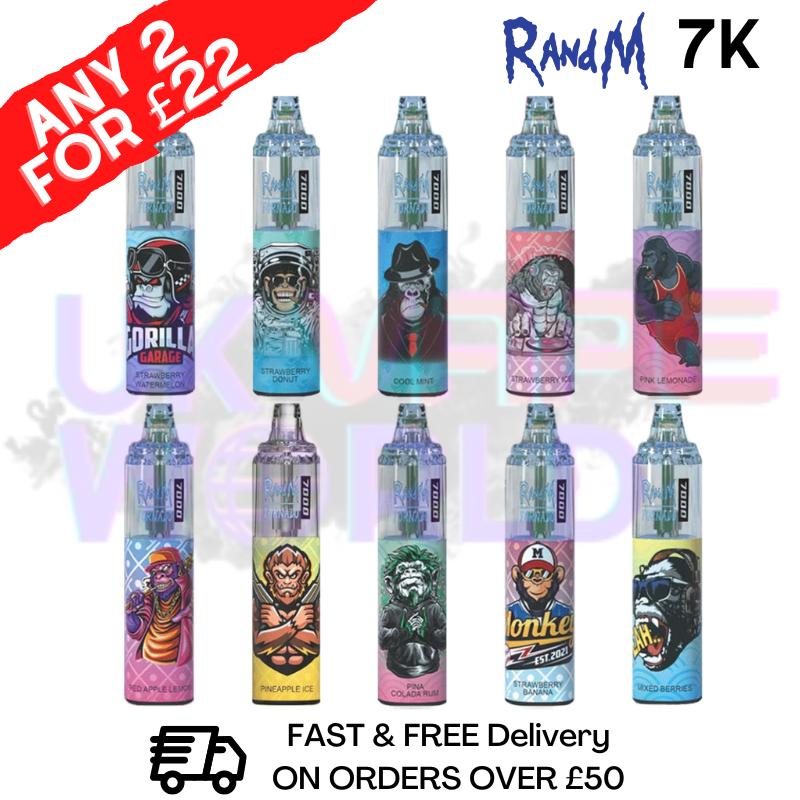 RandM Tornado 7000 7K Puff Bar Disposable