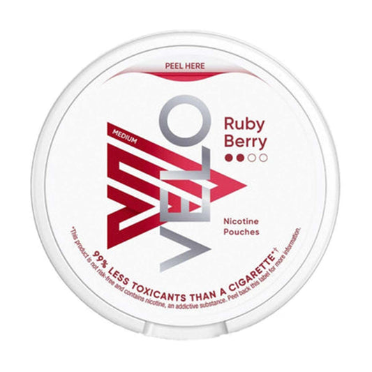 VELO Nicotine Pouches Ruby Berry