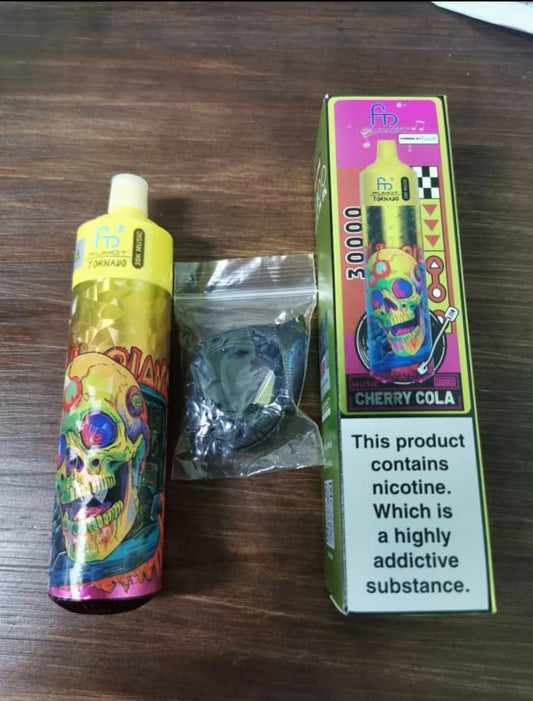 RandM Tornado 30000 puffs Disposable E Cigarettes vape 2% 5% 1.0Ω Mesh Coil  30 Flavors 30K puffs