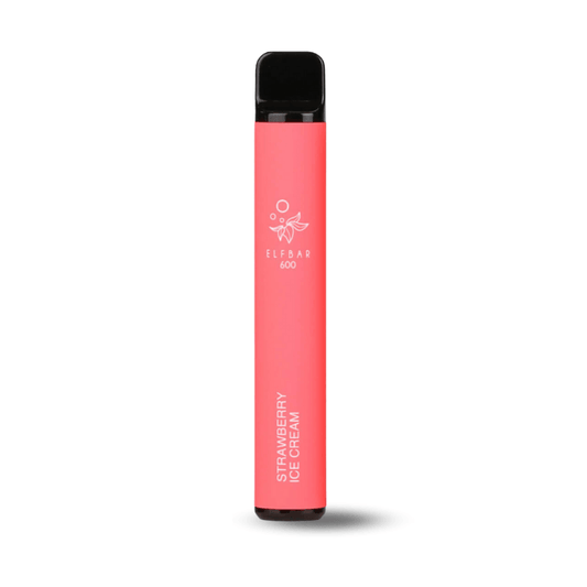 Elf Bar 600 Disposable - Strawberry Snow 2%