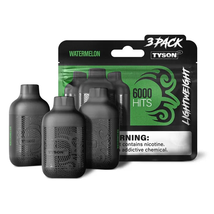 Tyson 2.0 Lightweight 6K - 3PK Vape