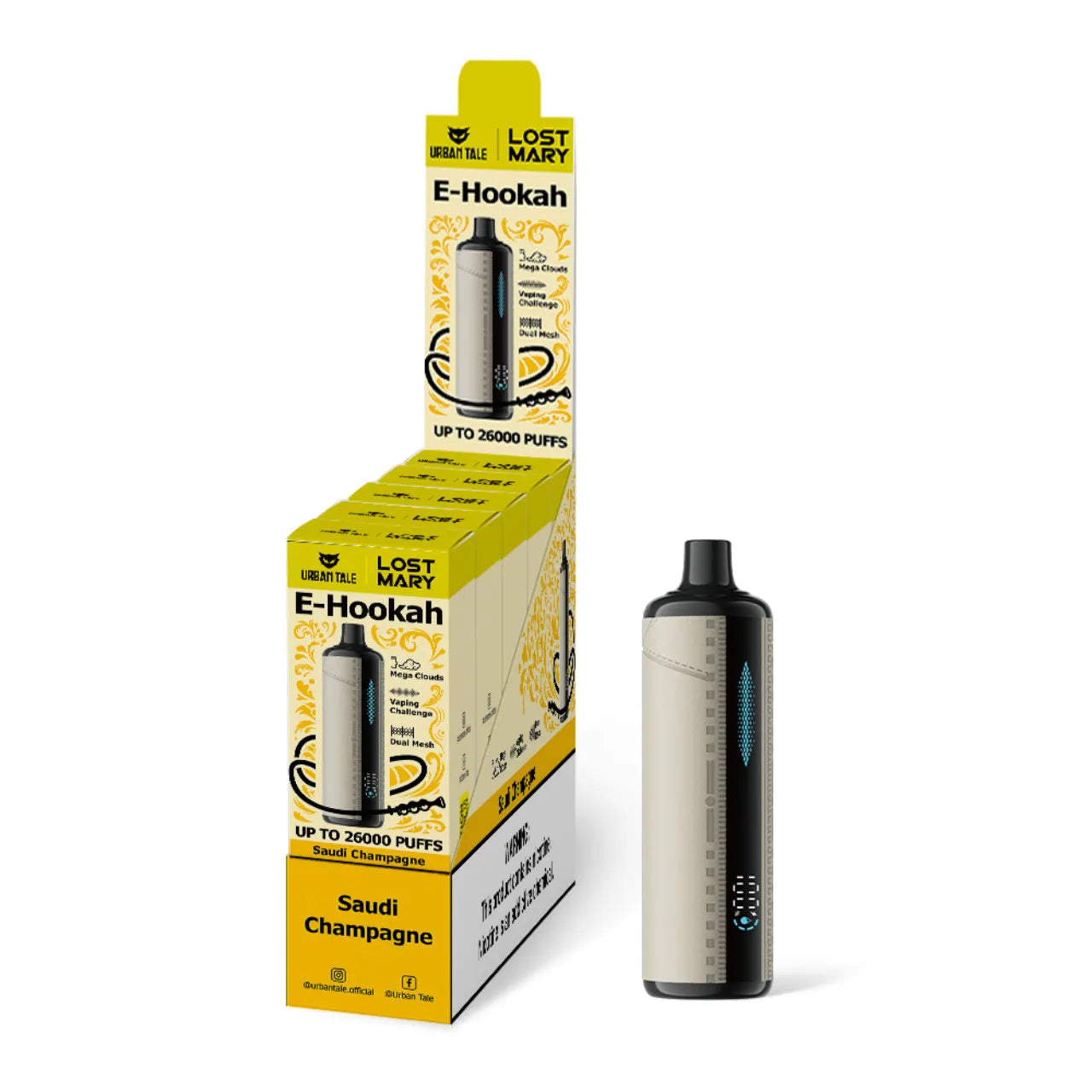 Lost Mary x Urban Tale E-Hookah 26K Disposable