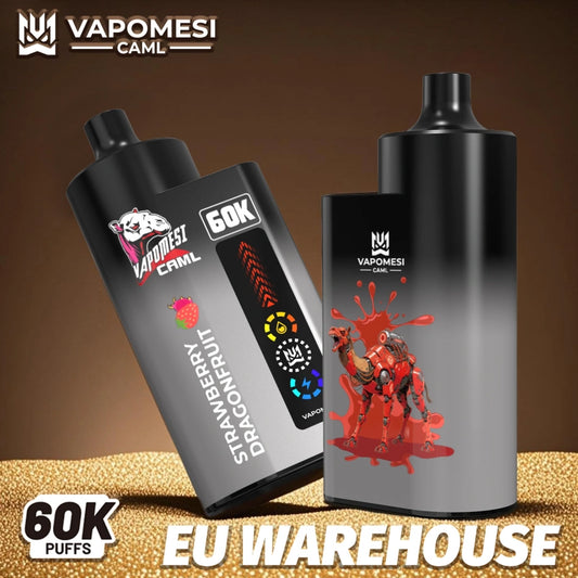 EU Warehouse Vapomesi 60000 Puffs 60K Caml Vape Wholesale Best Disposable E Cigarette