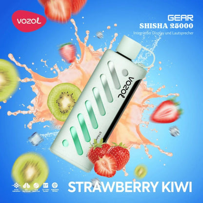 Vozol Shisha 25000 Puffs 25K Gear Smart Screen Disposable Vape Wholesale