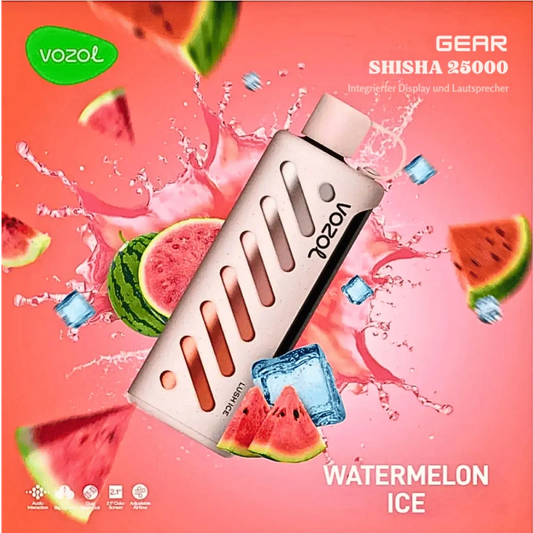 Vozol Shisha 25000 Puffs 25K Gear Smart Screen Disposable Vape Wholesale
