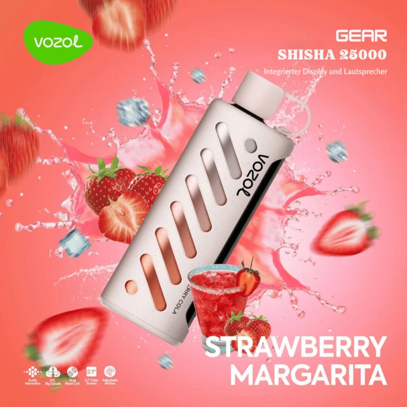 Vozol Shisha 25000 Puffs 25K Gear Smart Screen Disposable Vape Wholesale