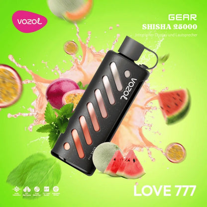 Vozol Shisha 25000 Puffs 25K Gear Smart Screen Disposable Vape Wholesale