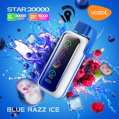 Vozol Star 20000 Puffs 20K Smart Screen Disposable Vape Wholesale Electronic Cigarette