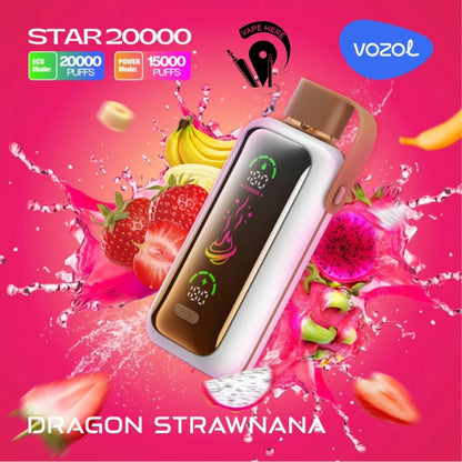 Vozol Star 20000 Puffs 20K Smart Screen Disposable Vape Wholesale Electronic Cigarette