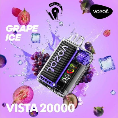 Vozol Vista 20000 Puffs 20K Smart Screen Disposable Vape Wholesale