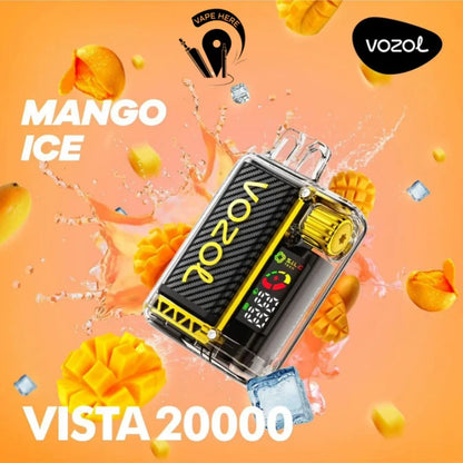 Vozol Vista 20000 Puffs 20K Smart Screen Disposable Vape Wholesale