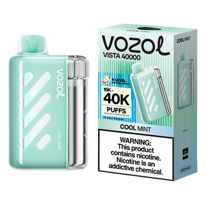Vozol Vista 40000 Puffs 40K Wholesale Vape Smart Screen Adjustable Airflow 5% Nicotine