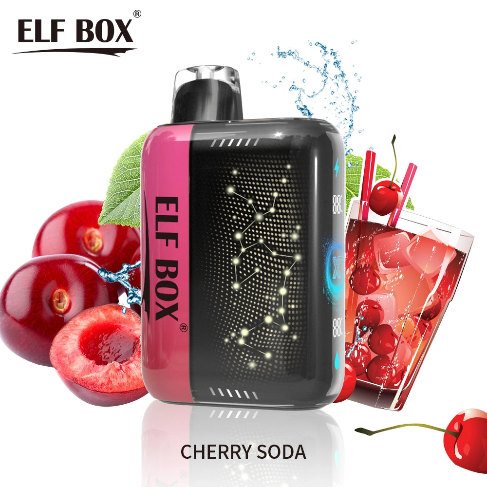 ELF BOX Pulse X 15000-25000 Bouffées 15K 25K Vape jetable 3D Curved Screen Cigarette électronique Wholesale