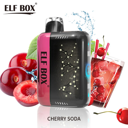 ELF BOX Pulse X 15000-25000 Bouffées 15K 25K Vape jetable 3D Curved Screen Cigarette électronique Wholesale