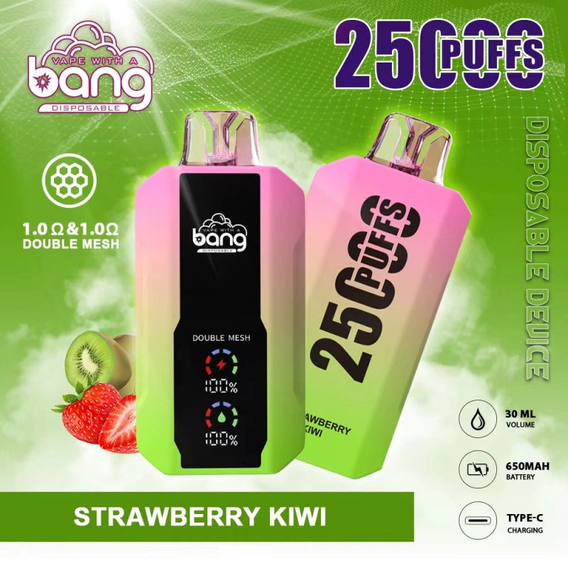 Bang 25000 Puffs 25K LCD Screen Vape Wholeale E Cigarettes jetables