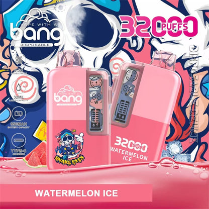 Bang 32000 Puffs 32K Smart Screen Vape jetable Wholesale E Cigarettes