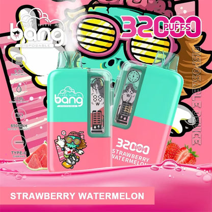 Bang 32000 Puffs 32K Smart Screen Vape jetable Wholesale E Cigarettes