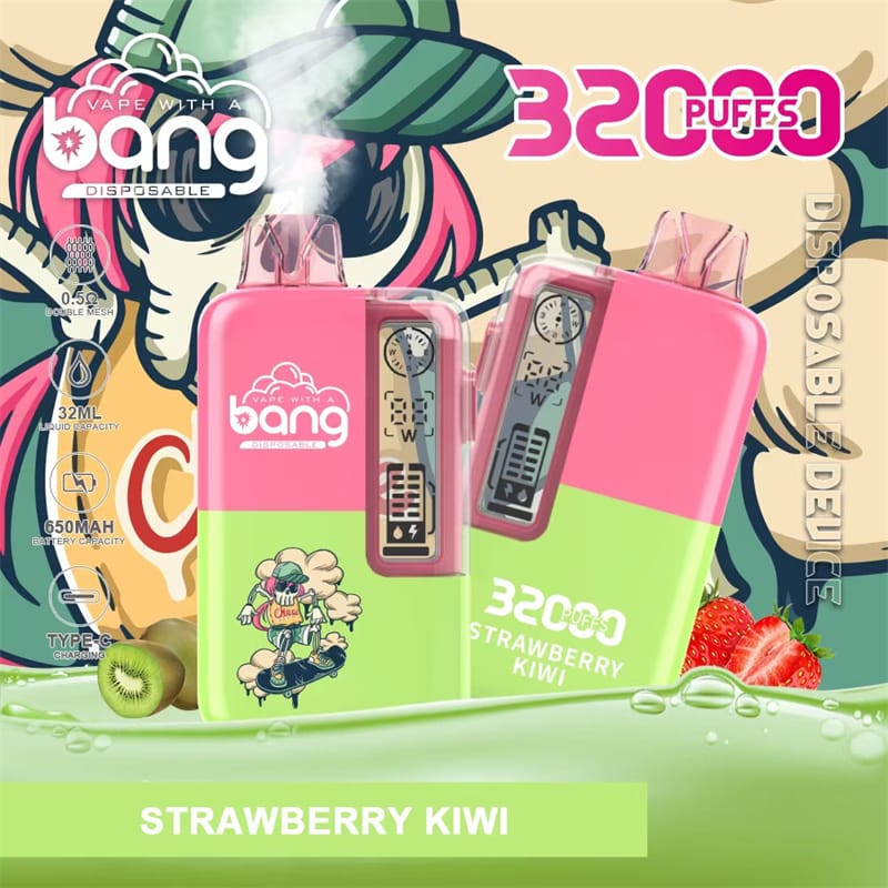 Bang 32000 Puffs 32K Smart Screen Vape jetable Wholesale E Cigarettes