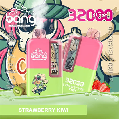 Bang 32000 Puffs 32K Smart Screen Vape jetable Wholesale E Cigarettes