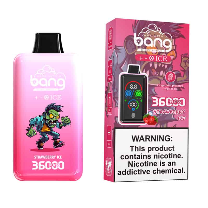 Bang 36000 Puffs 36K Full Smart Screen Ice Control Vape jetable Wholesale