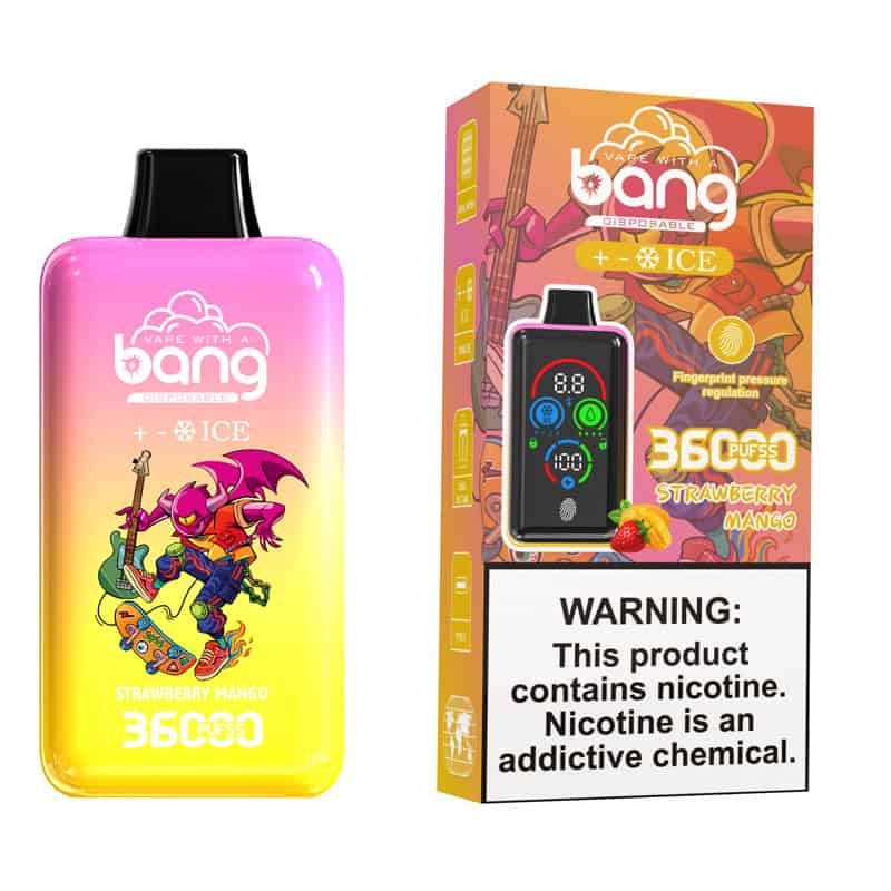 Bang 36000 Puffs 36K Full Smart Screen Ice Control Vape jetable Wholesale