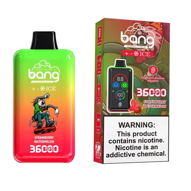 Bang 36000 Puffs 36K Full Smart Screen Ice Control Vape jetable Wholesale