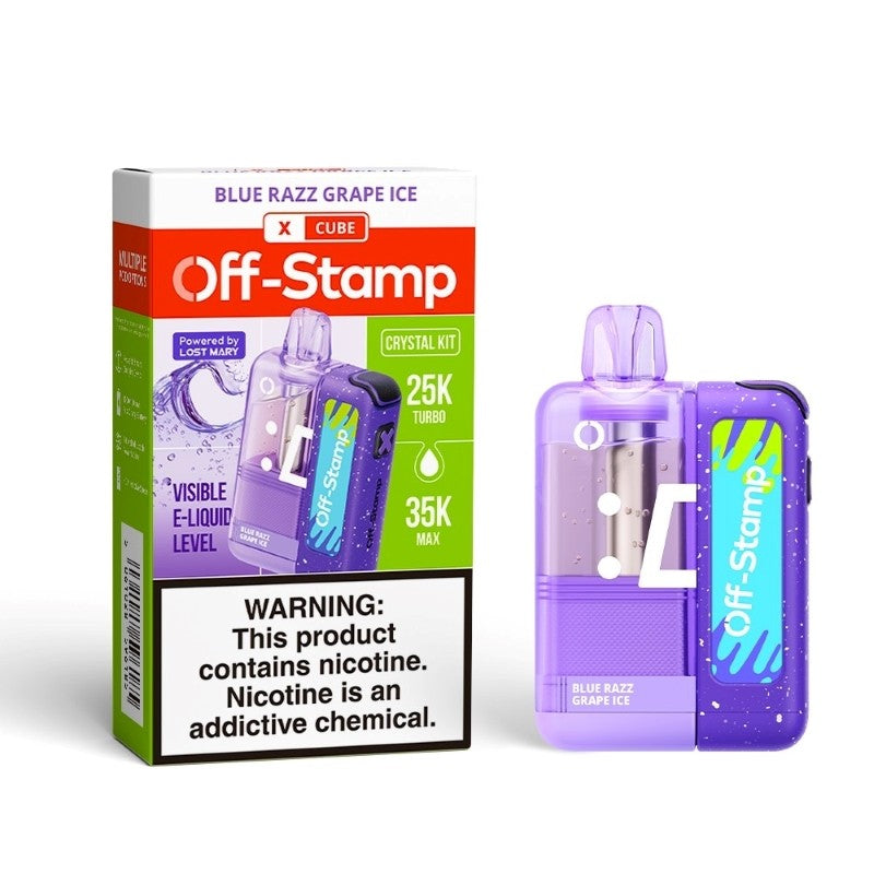 Off-Stamp X Cube Crystal Cube 35K Disposable Vape 17ml 5%