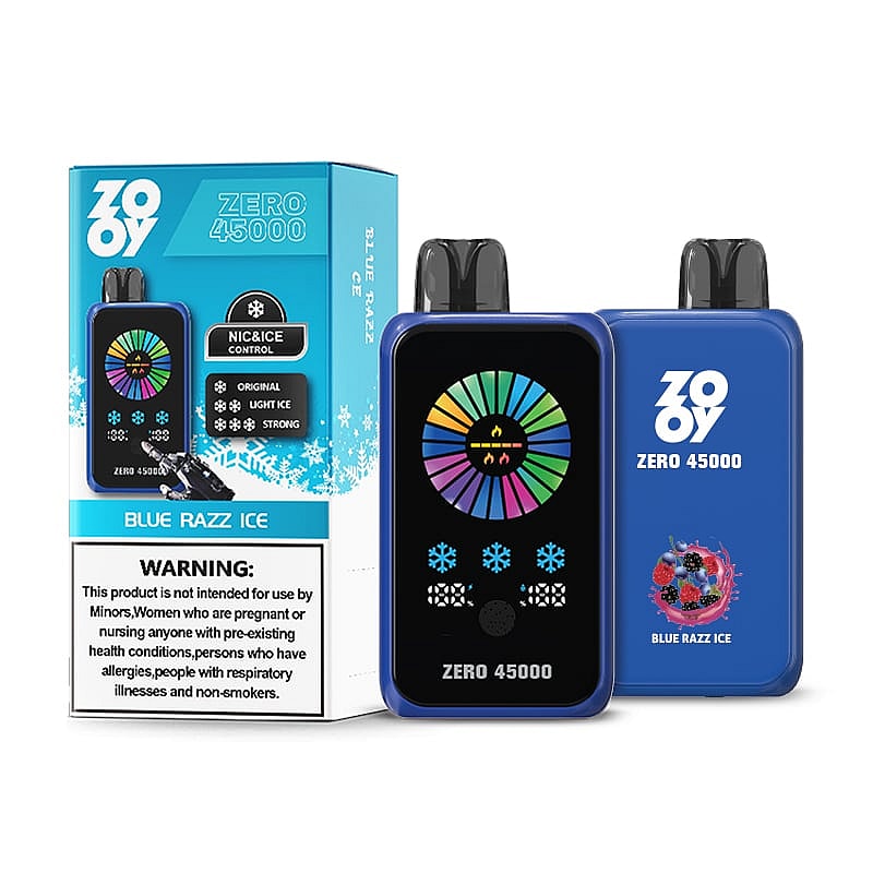 ZOOY ZERO 45000 puffs Nic&Ice Control Disposable Vape with Ajustable Airflow