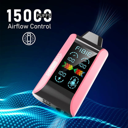 GRAPE ICE & MANGO - FIBIE 15000 PUFFS Dual Flavors Disposable Vapor Wands(15000 PUFFS)
