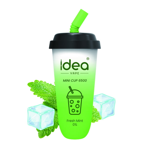 Idea Vape Mini Cup 6500 Puffs Top Brand Disposable Vape Bars Pens  Wholesale,BOX OF 10 PCS Idea Vape Mini Cup 6.5K Kit Nicotine Free-Idea