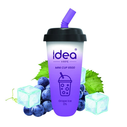 Idea Vape Mini Cup 6500 Puffs Top Brand Disposable Vape Bars Pens  Wholesale,BOX OF 10 PCS Idea Vape Mini Cup 6.5K Kit Nicotine Free-Idea