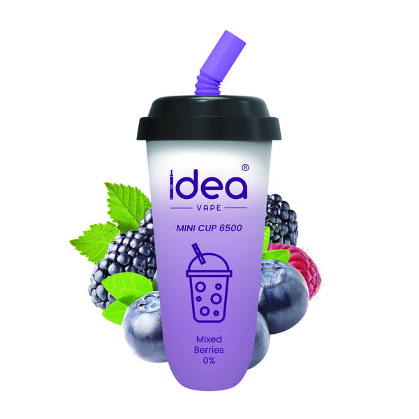 Idea Vape Mini Cup 6500 Puffs Top Brand Disposable Vape Bars Pens  Wholesale,BOX OF 10 PCS Idea Vape Mini Cup 6.5K Kit Nicotine Free-Idea