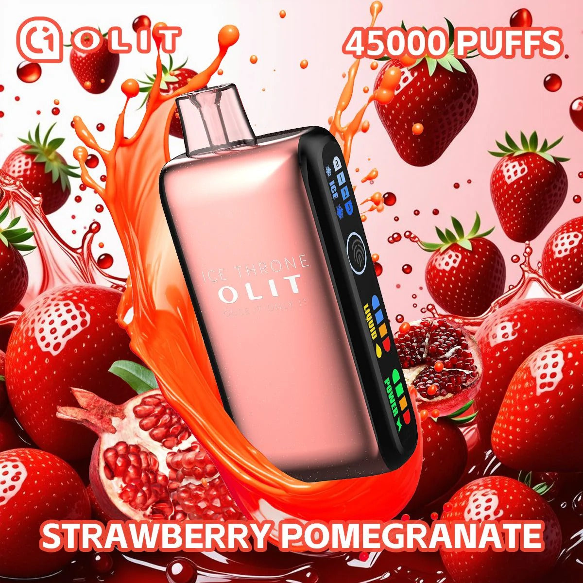 olit ice throne 45k Olit Ice Throne 45000 Disposable Vape 30ml 5%