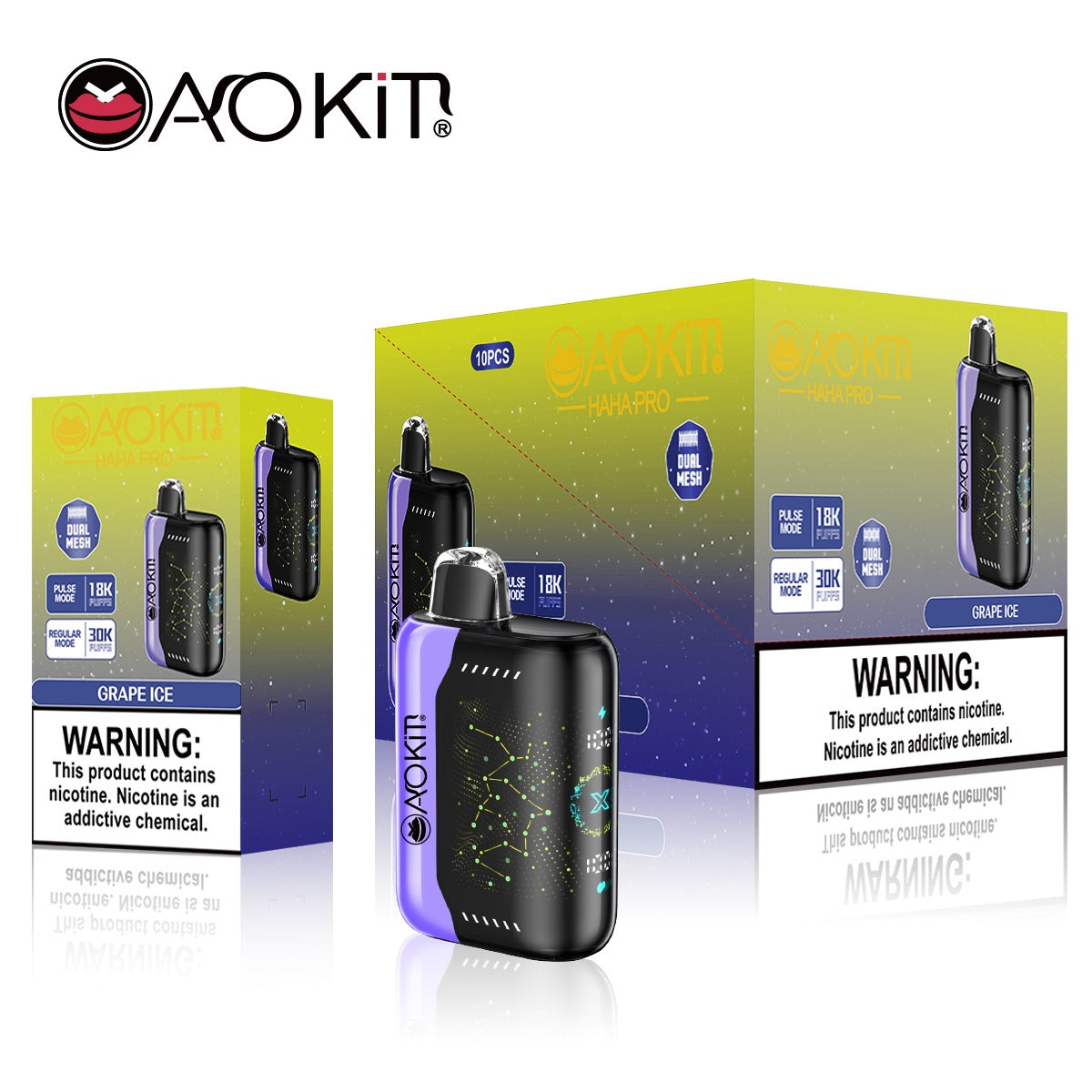 Limited Time Sale | 30000 Puffs HaHa Pro - Star Sky Curved Screen