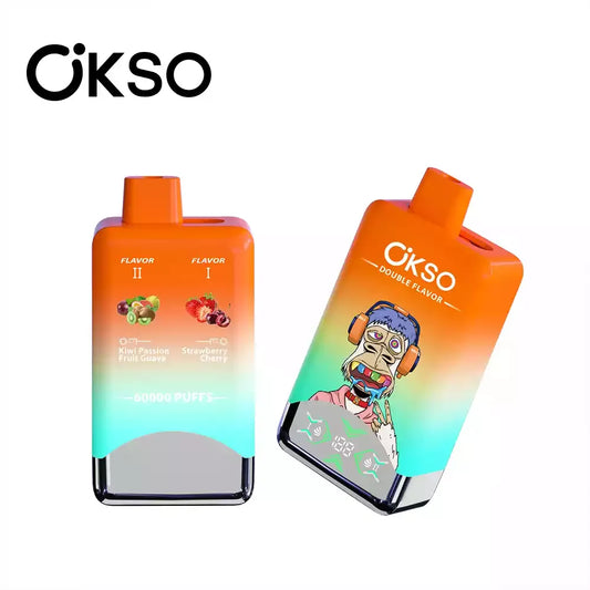 OKSO Double Flavor 60000 Puffs 60k LED Screen Disposable Vape