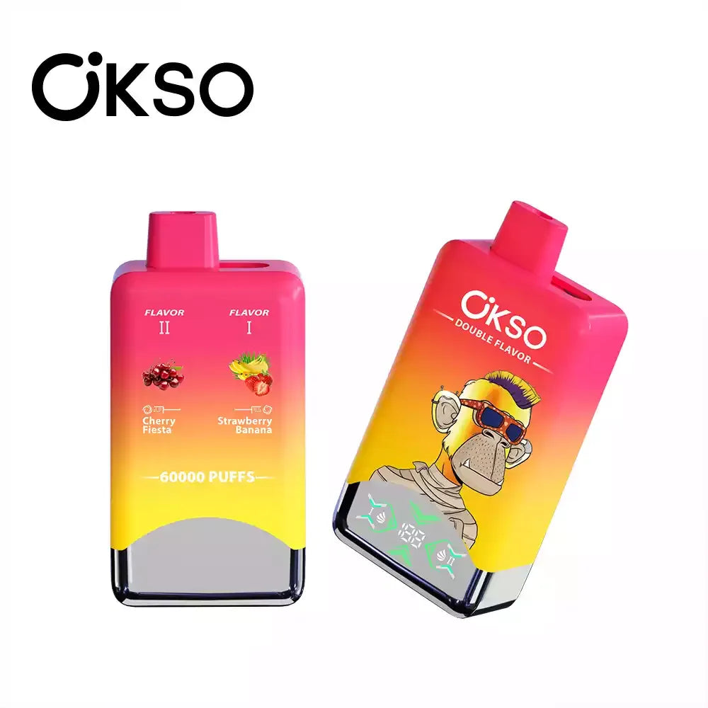 OKSO Double Flavor 60000 Puffs 60k LED Screen Disposable Vape