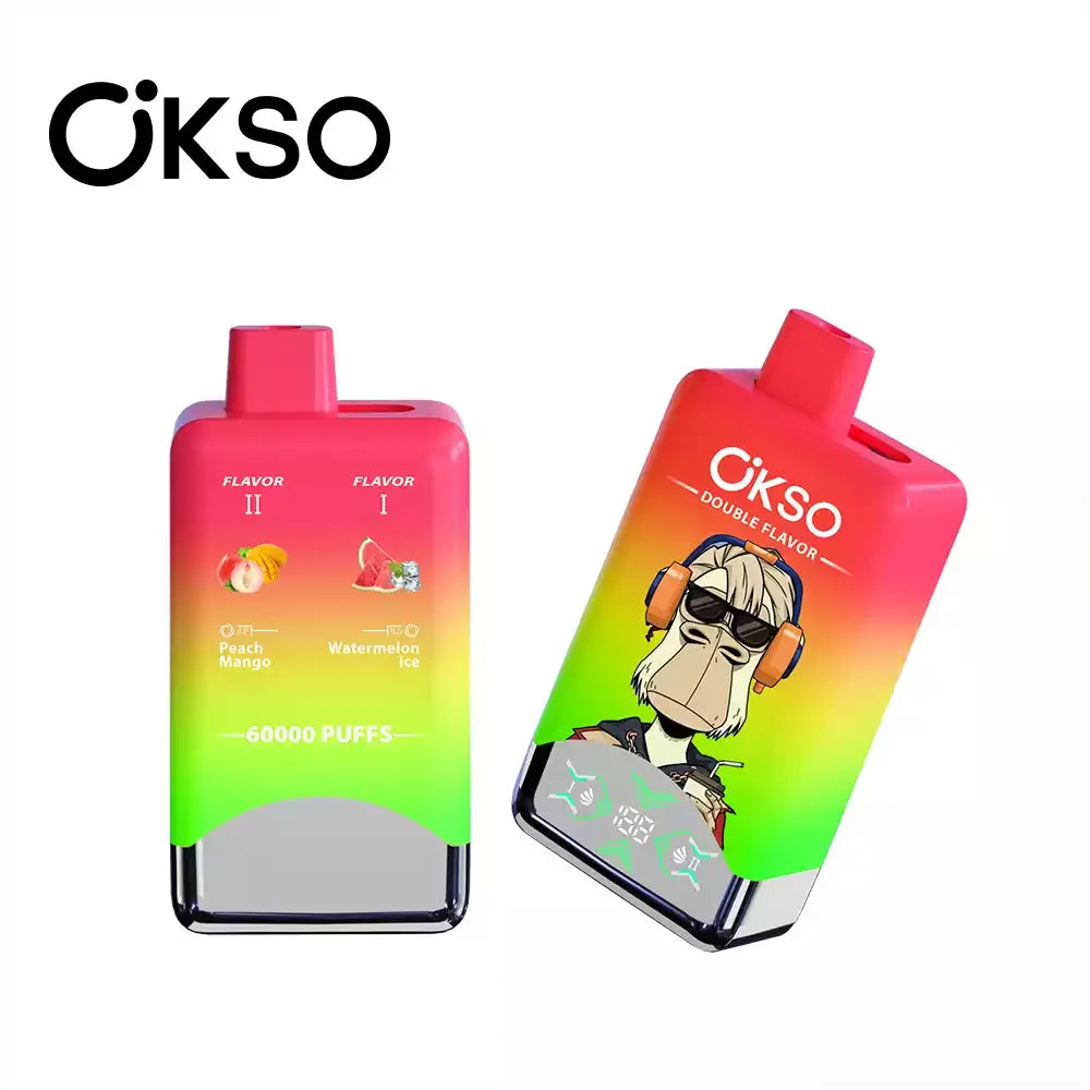 OKSO Double Flavor 60000 Puffs 60k LED Screen Disposable Vape