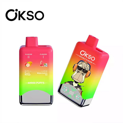 OKSO Double Flavor 60000 Puffs 60k LED Screen Disposable Vape
