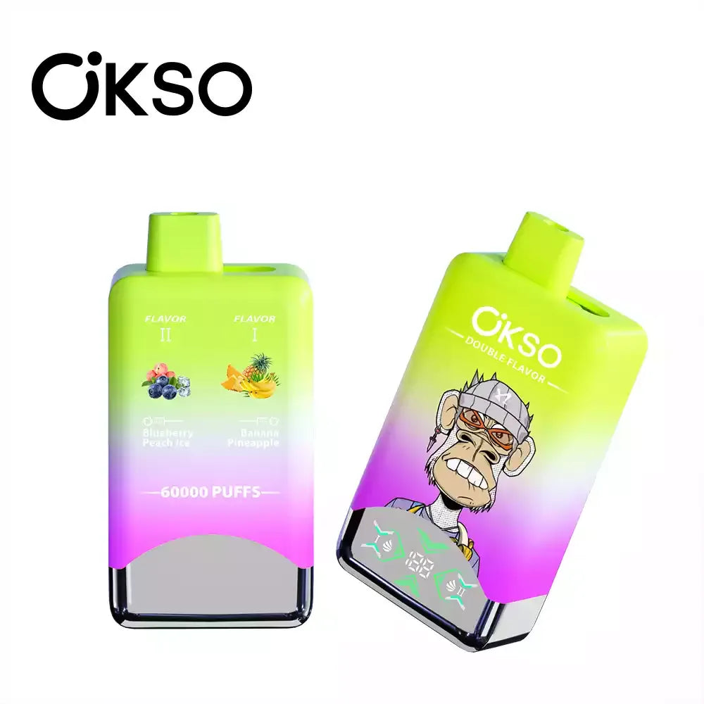 OKSO Double Flavor 60000 Puffs 60k LED Screen Disposable Vape
