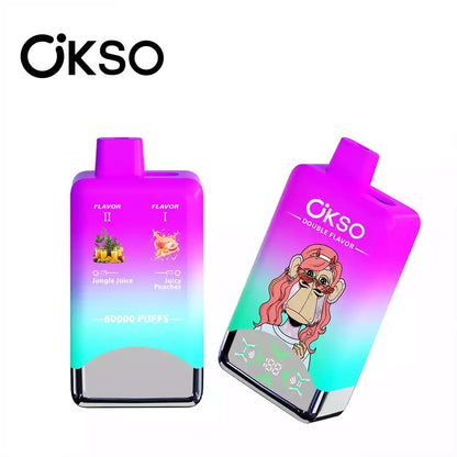 OKSO Double Flavor 60000 Puffs 60k LED Screen Disposable Vape