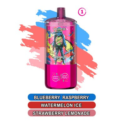 Vapme Crystal 30000 Three in One Triple Flavor Vape | Three Flavors, Long lasting and Easy