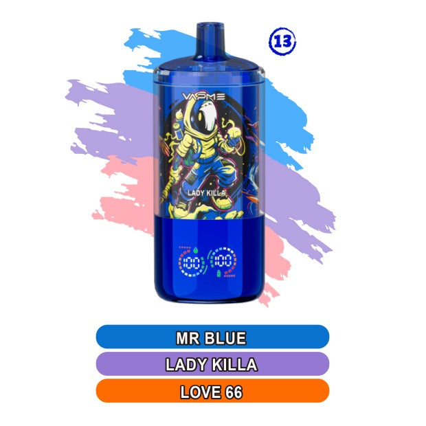 Vapme Crystal 30000 Three in One Triple Flavor Vape | Three Flavors, Long lasting and Easy