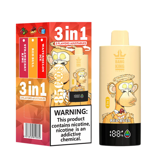 Bang King Triple 85K 3‑in‑1 Disposable Vape | 85,000 Puffs | Triple Flavor Pods