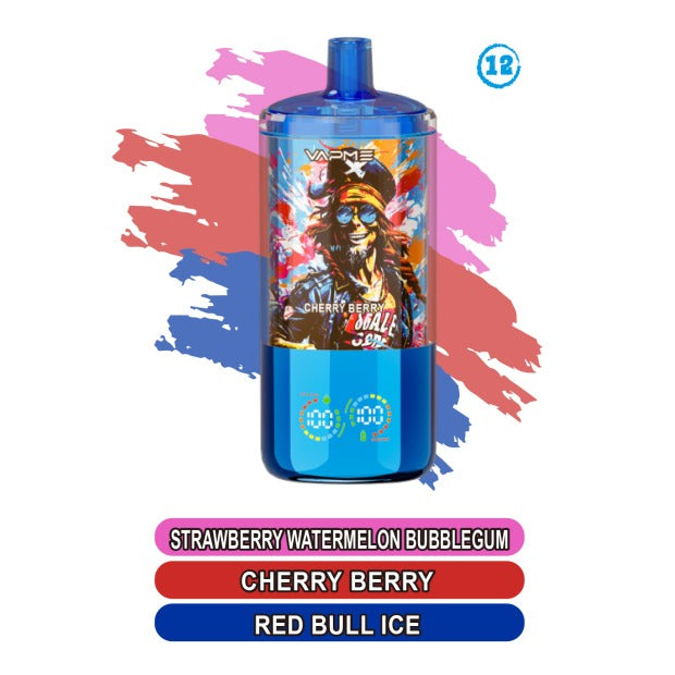 Vapme Crystal 30000 Three in One Triple Flavor Vape | Three Flavors, Long lasting and Easy