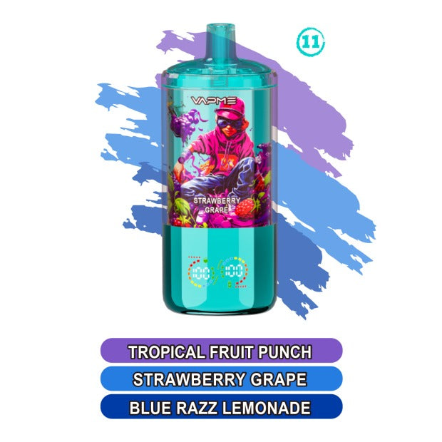 Vapme Crystal 30000 Three in One Triple Flavor Vape | Three Flavors, Long lasting and Easy