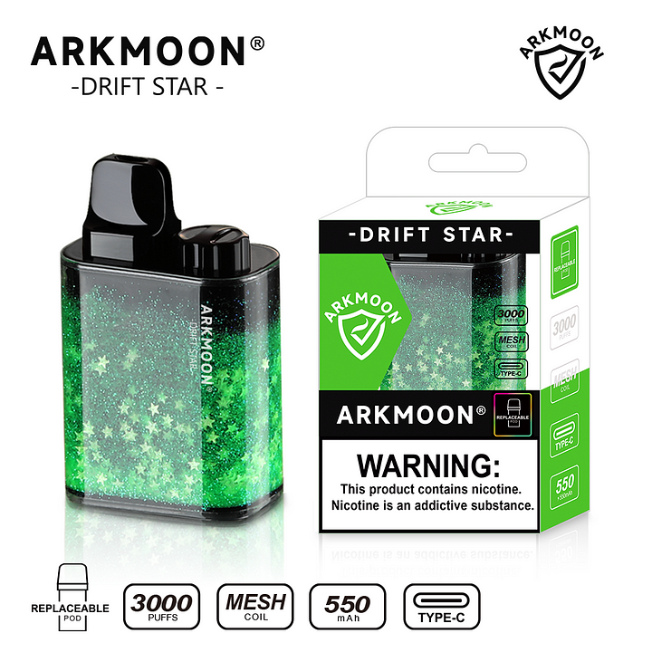 AOKIT Arkmoon Drift Star 3000 Puffs Vape Pod Device Wholesale