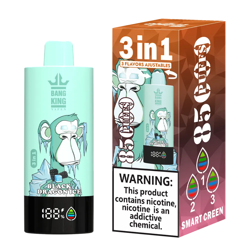 Bang King Triple 85K 3‑in‑1 Disposable Vape | 85,000 Puffs | Triple Flavor Pods