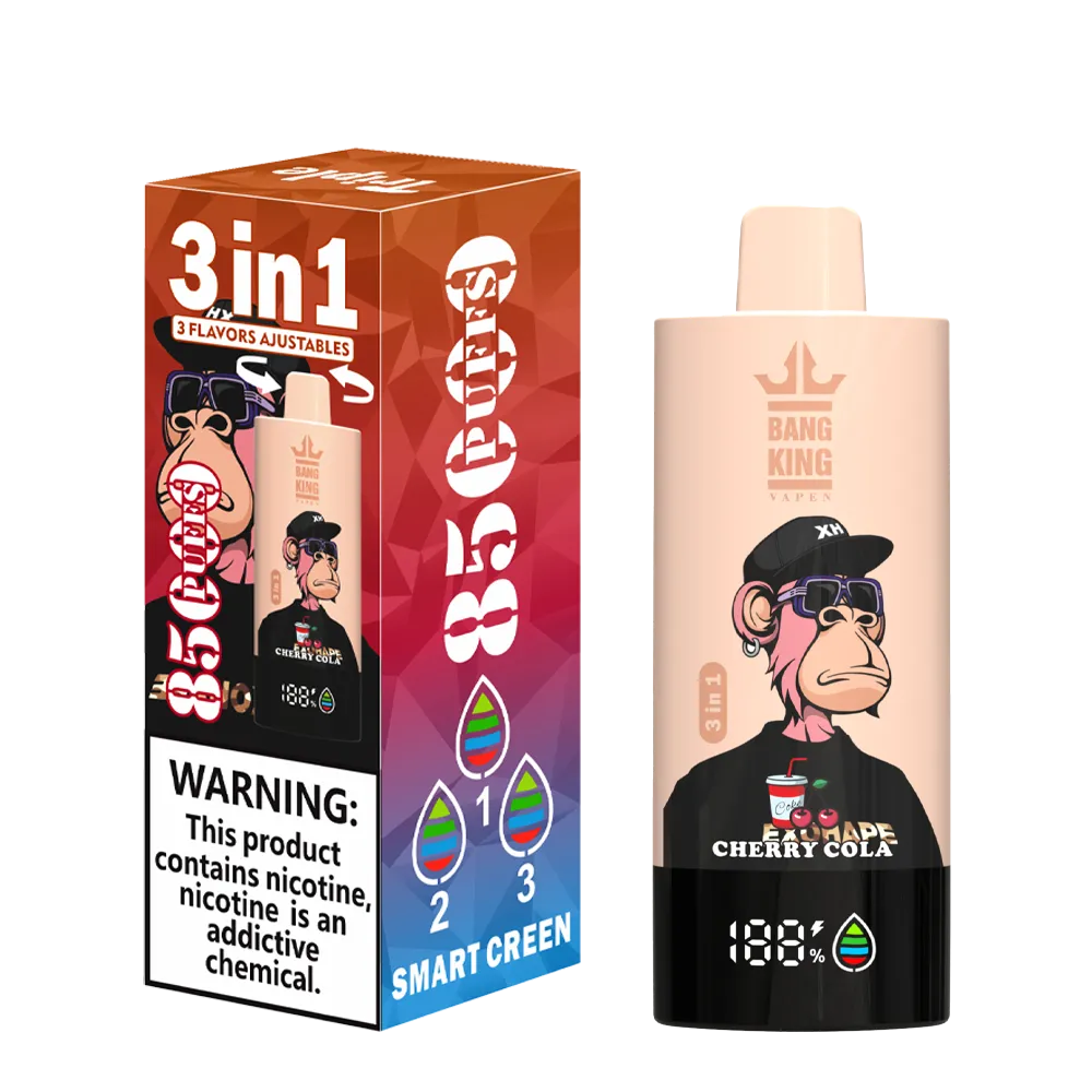Bang King Triple 85K 3‑in‑1 Disposable Vape | 85,000 Puffs | Triple Flavor Pods
