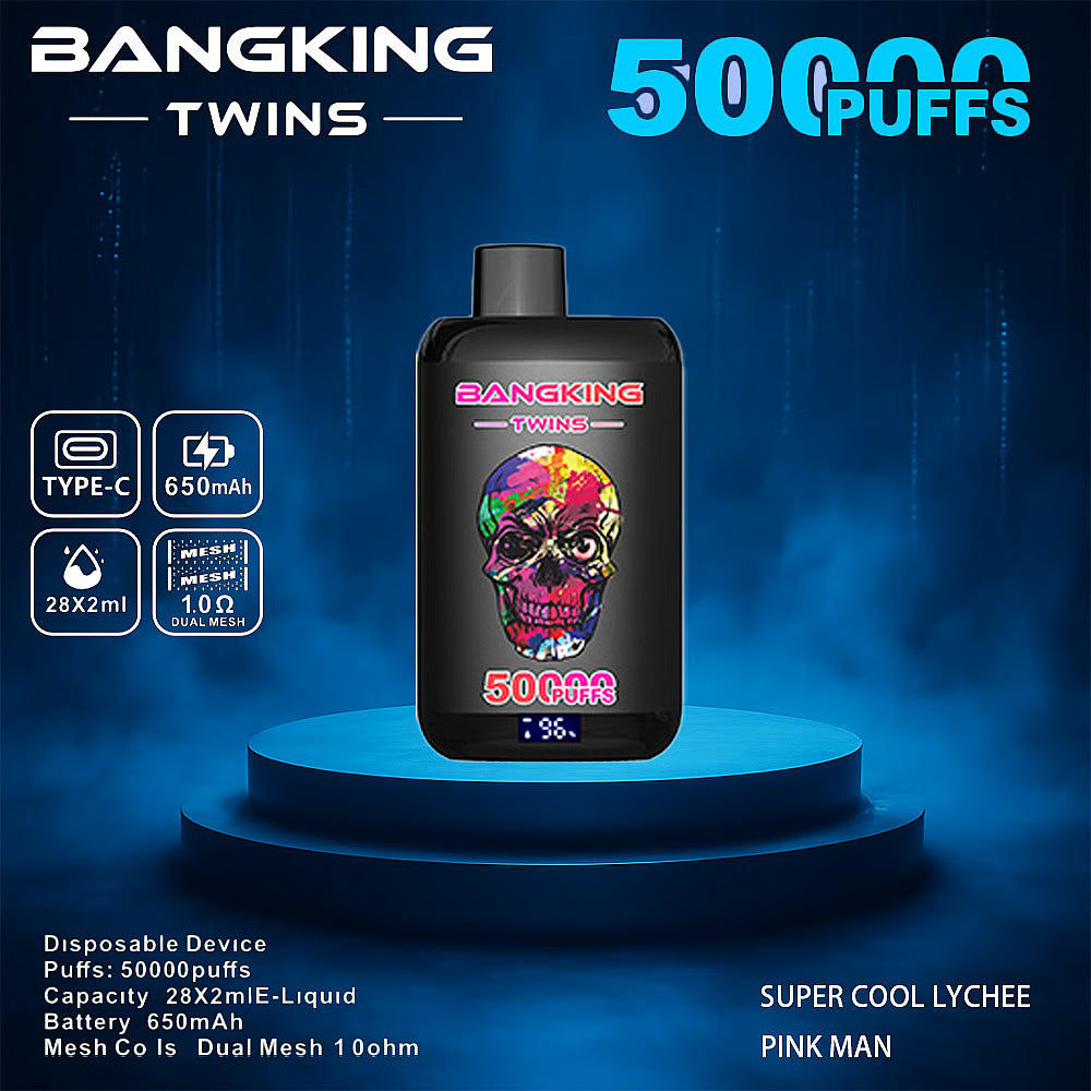 Bang King Twins 50000 Puffs 50k Double Flavor Disposable Vape