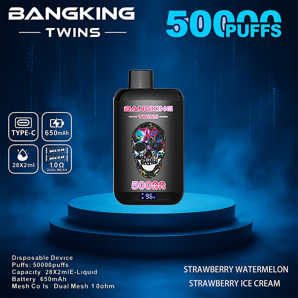 Bang King Twins 50000 Puffs 50k Double Flavor Disposable Vape